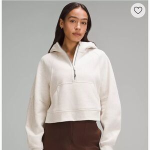Lululemon Oversized Cropped Scuba Hoodie